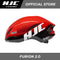 HJC Road Cycling Helmet FURION 2.0 Semi-Aero Lotto Soudal Red