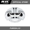 HJC Road Cycling Helmet FURION 2.0 Semi-Aero White Silver