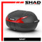 SHAD Motorcycle Box SH47 Black/Red