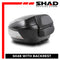 SHAD Motorcycle Box SH48 Carbon with Back Rest