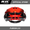 HJC Road Cycling Helmet FURION 2.0 Semi-Aero Lotto Soudal Red