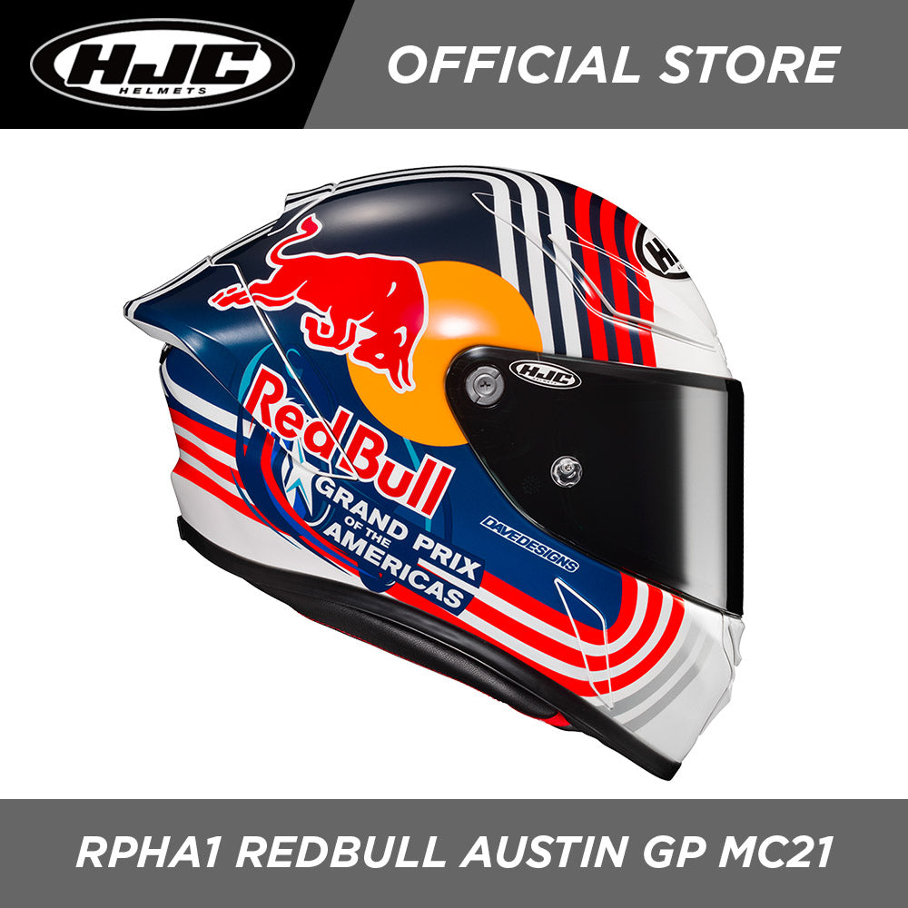 HJC Helmets RPHA 1 Red Bull Austin GP Helmet – TRIUMPH JT MNL